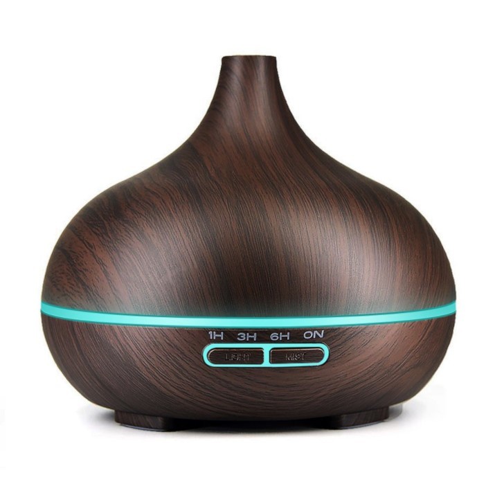 木紋七色香薰加濕燈 | 一年四季 | 有遙控款式 | 静音 | 頭痛失眠 | 專注 | 保濕 | 家用 | 品味生活 | 六個月保養 (逢星期日截單後7-14個工作天發貨)