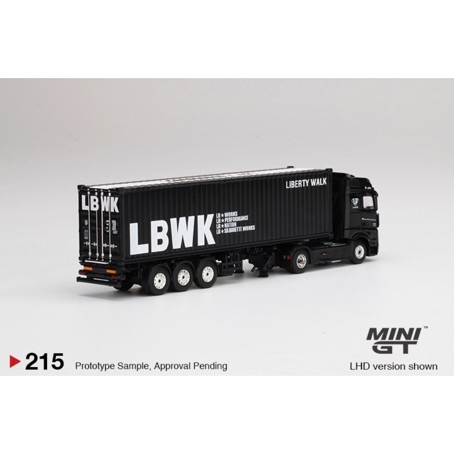 1/64 Mercedes-Benz Actros  With 40 Ft Container "LBWK"