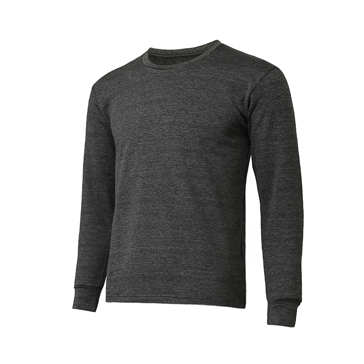 單導蓄熱保暖衣-男圓領