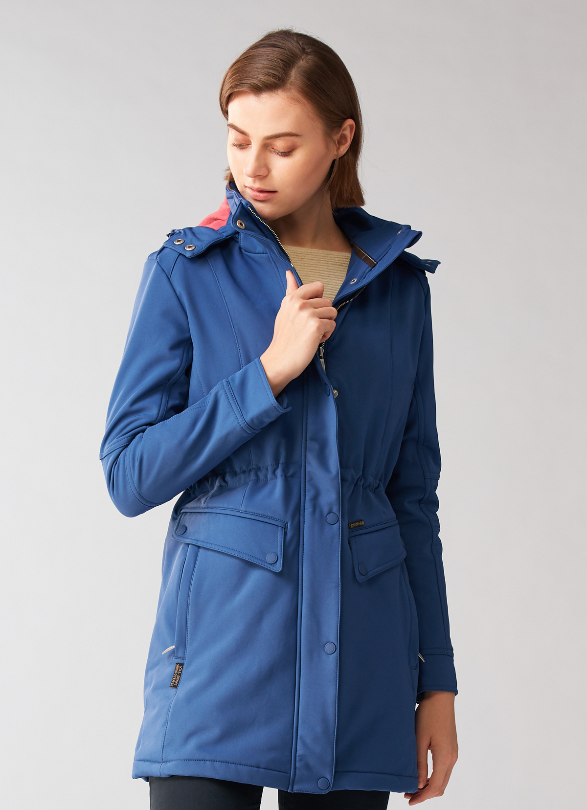【惜福品】跨界機能女防寒外套-1720WJ-綻海藍/ 粉嫣紅