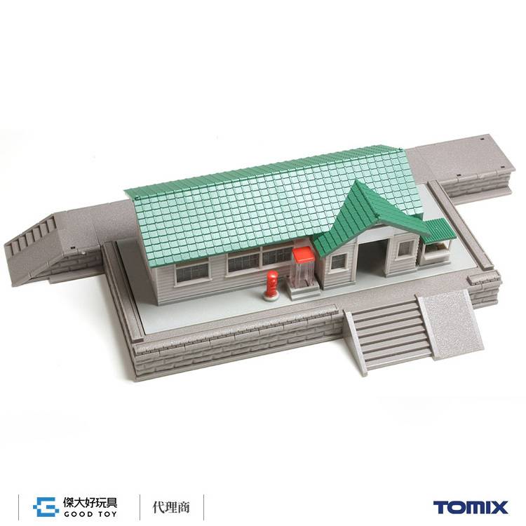 TOMIX 4202 Wooden Station Building Set (Green)