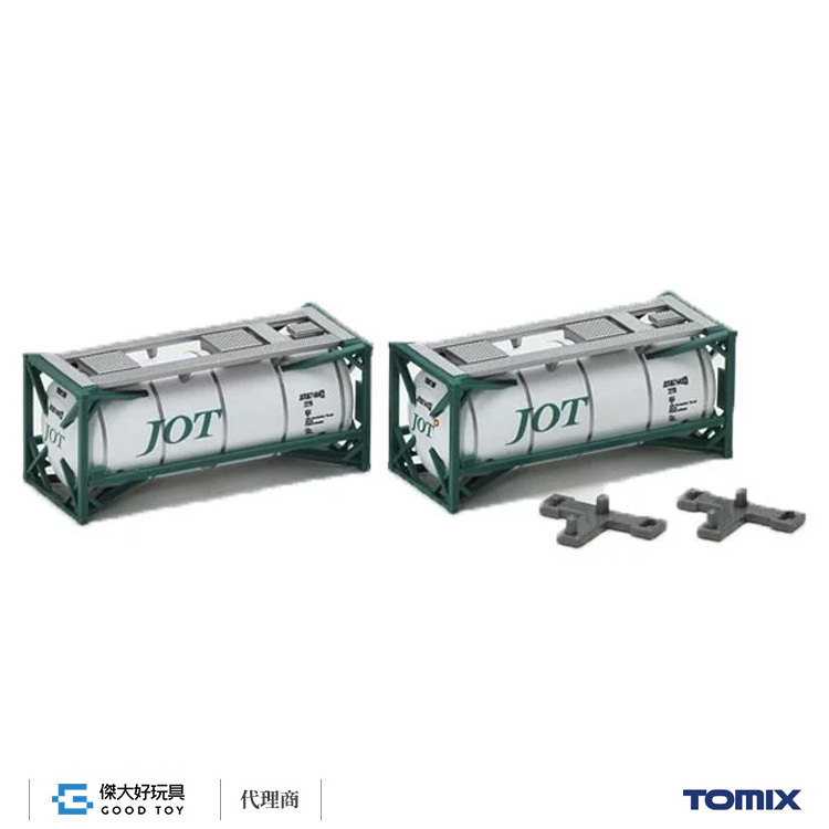 TOMIX 3127 貨櫃 私有ISO 20ft 油槽櫃(日本石油輸送 綠 2入)