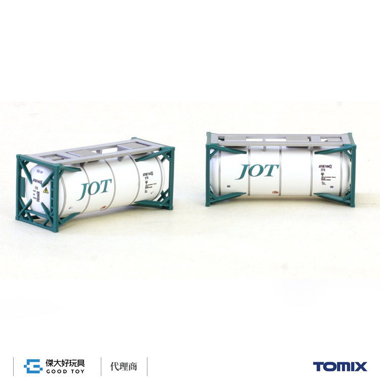 TOMIX 3127 貨櫃 私有ISO 20ft 油槽櫃(日本石油輸送 綠 2入)