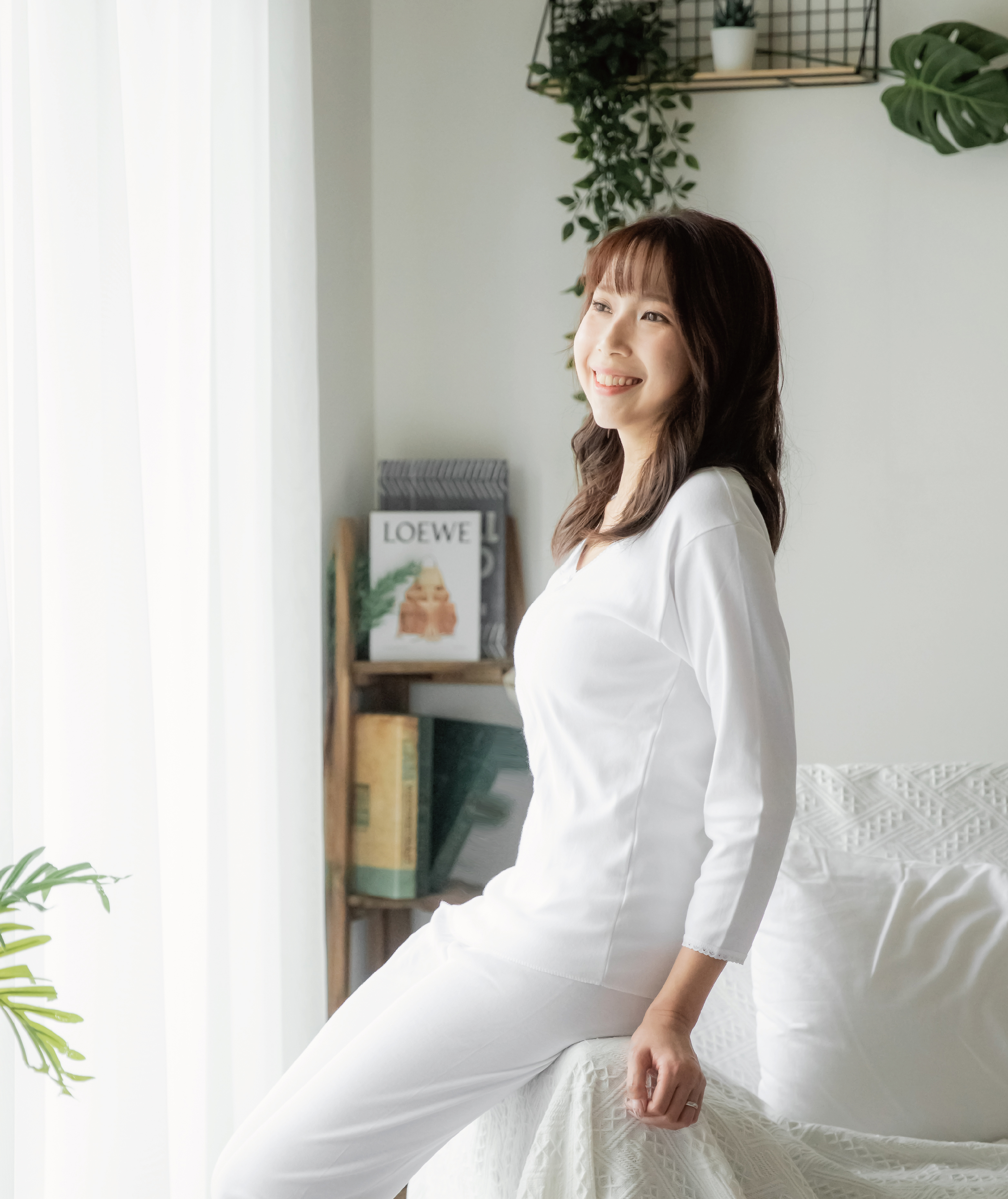 小三福 三福 棉質女性蕾絲長袖內衣