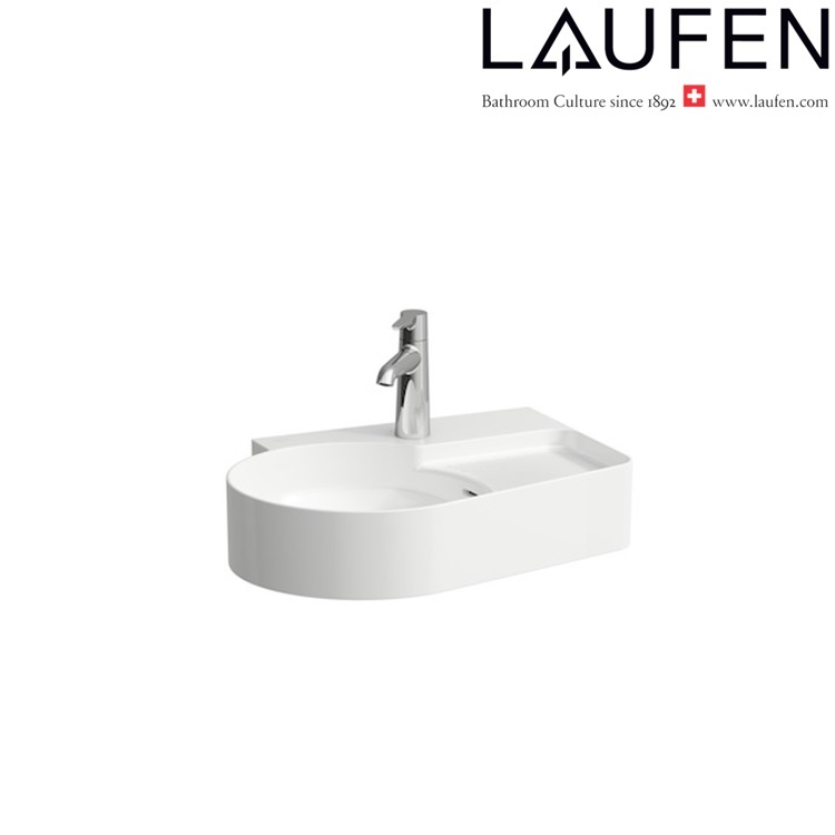 Laufen "Val" 8.1528.8.000.106.1 Wall Hung or Countertop Washbasin (with Overflow) *SaphirKeramik*