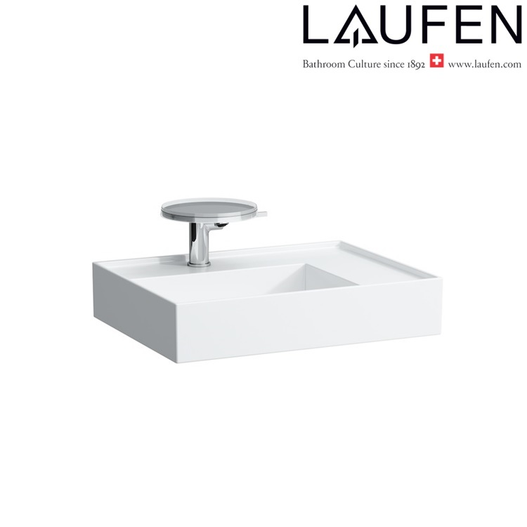 Laufen "Kartell by LAUFEN" 8.1033.4.000.111.1 Countertop or Wall Hung Washbasin with 1 Tap Hole *SaphirKeramik*