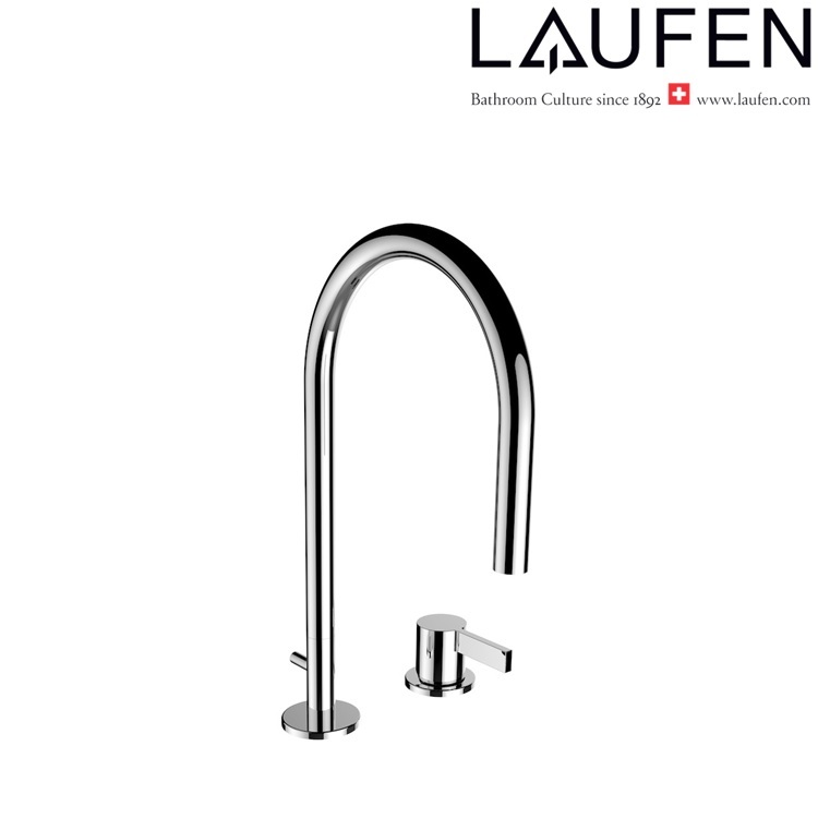 Laufen "Kartell by LAUFEN" 3.1133.2.004.221.1 2-Hole Basin Mixer