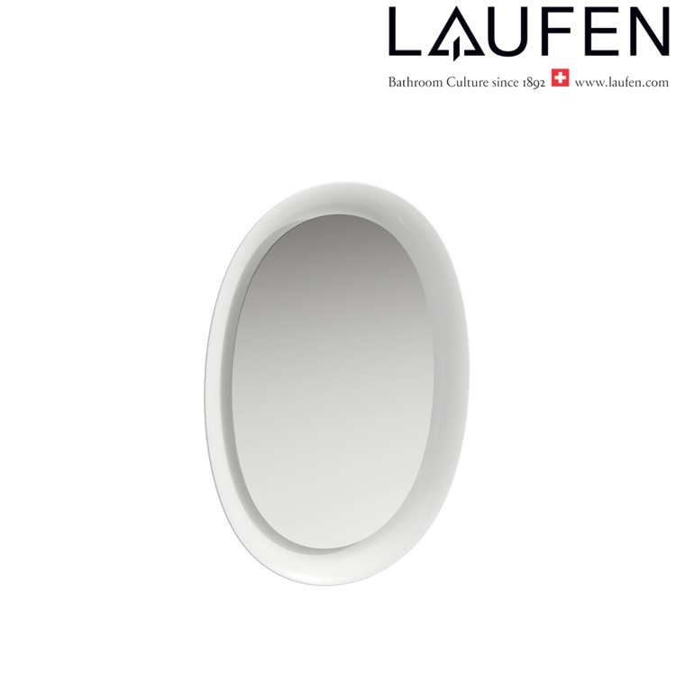 Laufen "The New Classic" 4.0607.0.085.000.1 Ceramic Mirror with LED light for room switch, 4000K