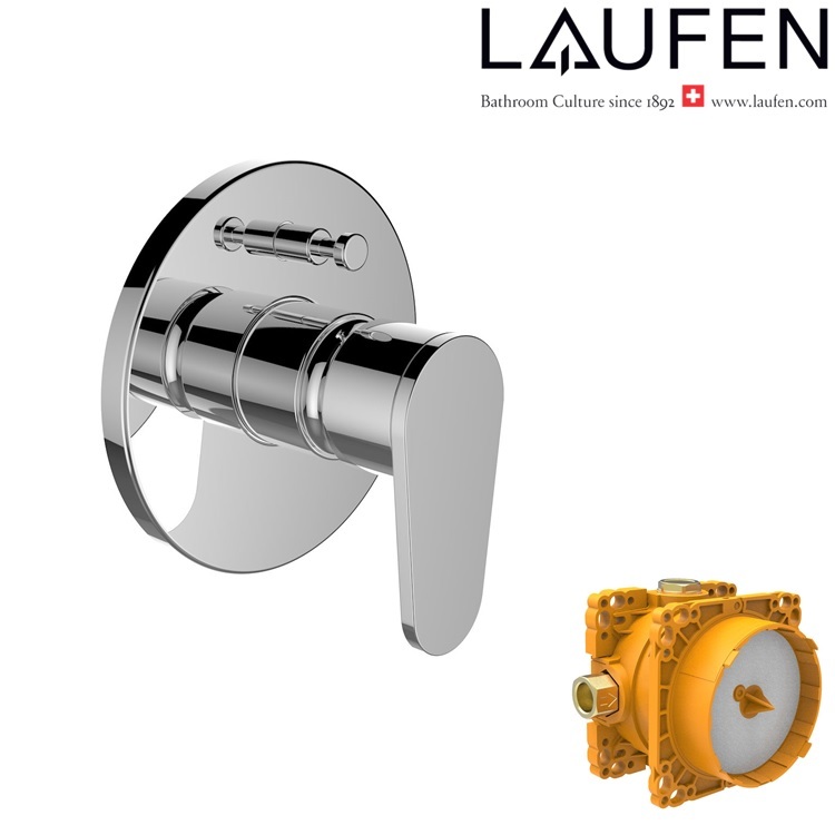 Laufen "The New Classic" 3.2185.6.004.000.1 + 3.7898.0.000.101.1 Concealed Mixer with diverter