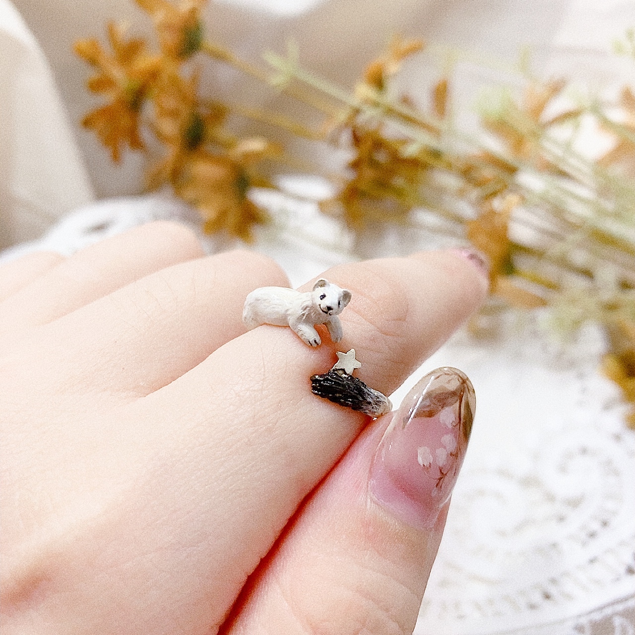 [日本制]白鼬戒指