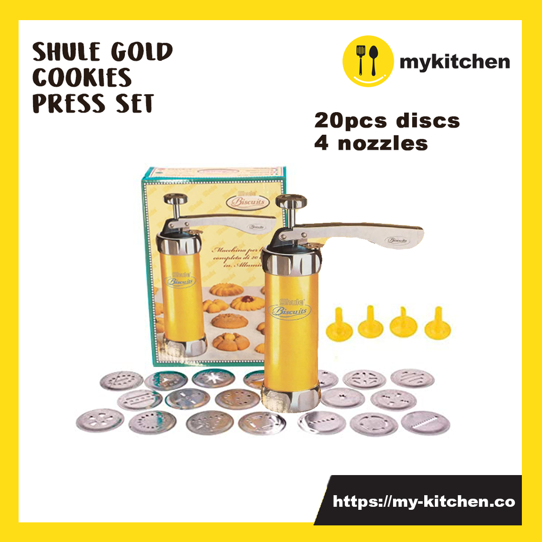 [MY KITCHEN] Shule Biscuits S/S Cookies Press Set 20pcs