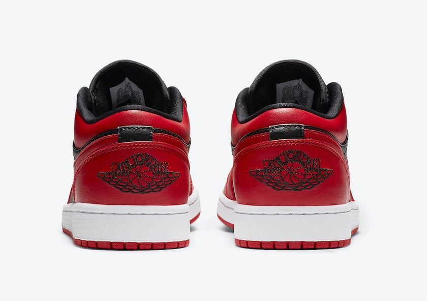 Air Jordan 1 Low “Varsity Red” 反轉黑紅553558-606 [EW]