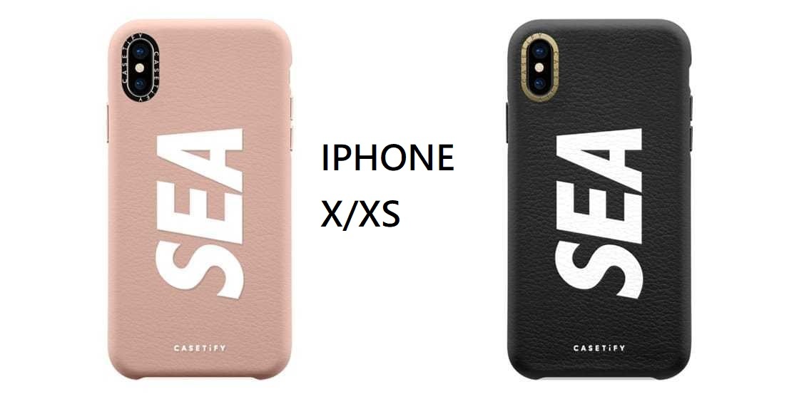 WIND AND SEA CASETIFY 皮革IPHONE XS / X 手機殼現貨