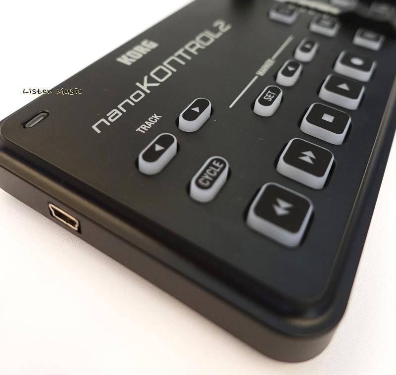 【現貨供應】 KORG nanokontrol2 midi control 鍵盤控制器 8軌 黑色【原廠公司貨】