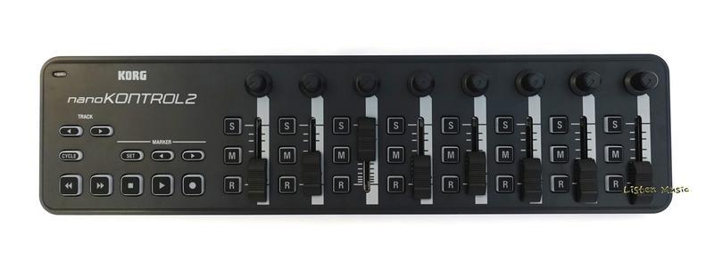 KORG 【現貨供應】 KORG nanokontrol2 midi control 鍵盤控制器 8軌 黑色【原廠公司貨】 第 3 張圖片｜三峽鍵盤 / 鋼琴