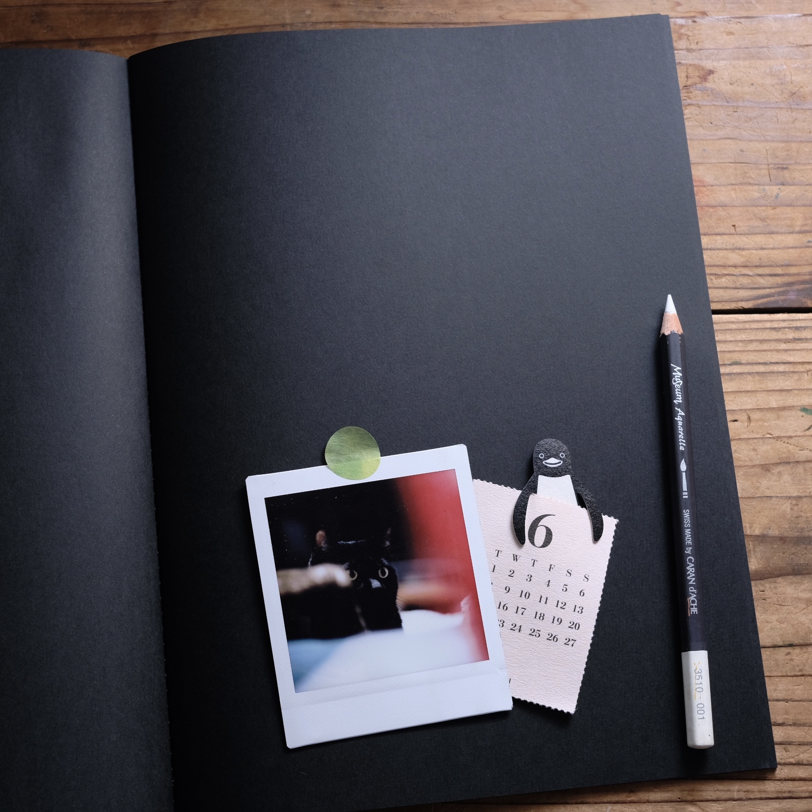 臺灣 黑紙筆記本 / 拼貼 剪黏 收集本 (B5) 一分之一工作室