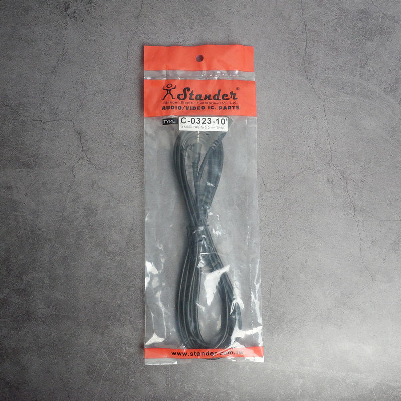 Stander C-0323 耳機連接線 加長音源線 可加長耳機線的延長線【1.5M／3M】
