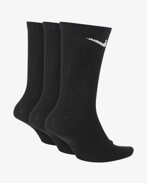 Nike Everyday Lightweight Training Crew Socks 黑 三雙一組 襪 SX7676-010 [台灣現貨]