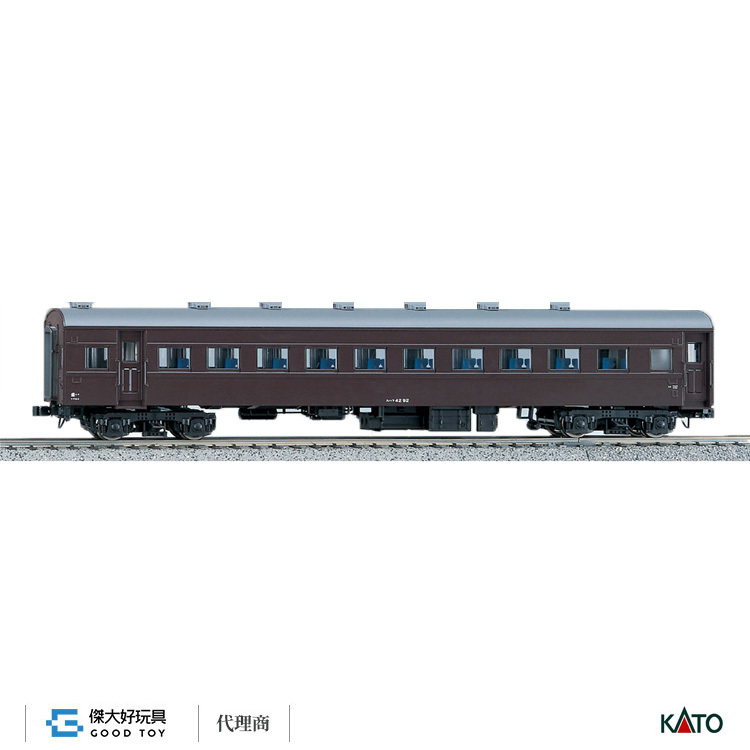 KATO 1-508 (HO) 客車 SUHAFU 42 (棕)