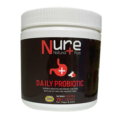 美國NASC認證 NURE Daily Probiotic 寵物專用益生菌 105g 【貓狗合用】