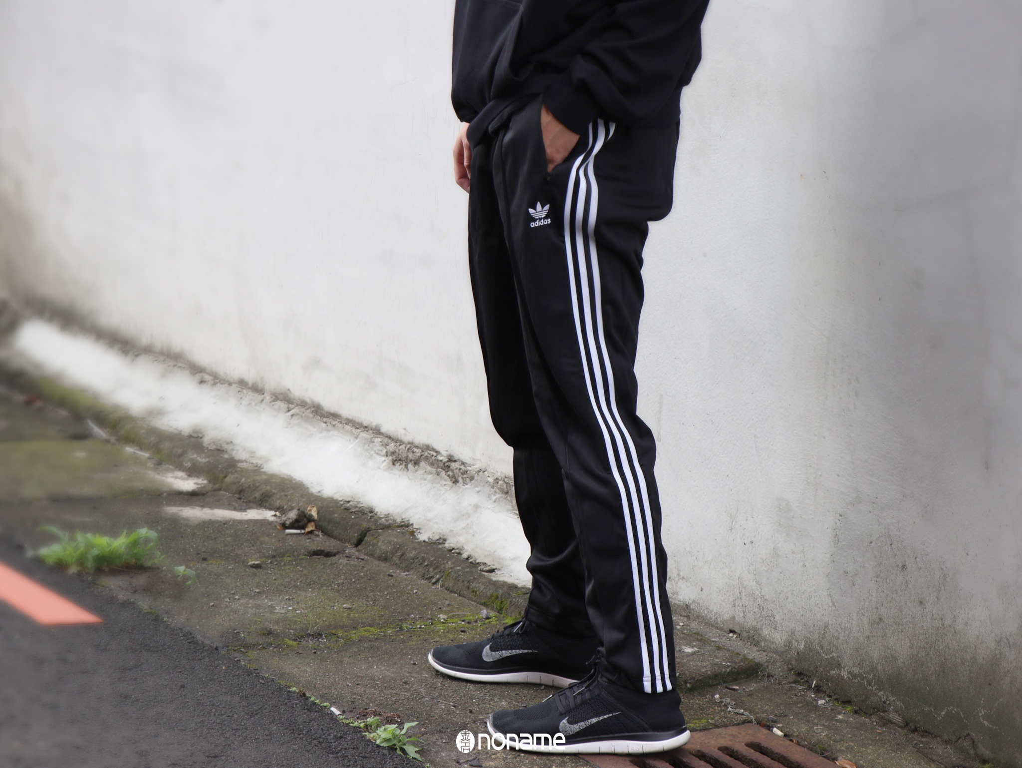 ADIDAS Original OG 三線 上寬下窄 長褲