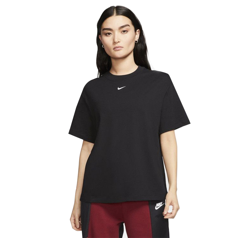 NIKE NSW ESSENTIAL TOP SS BF 小勾 刺繡 女款 CT2588-010 [台灣現貨]