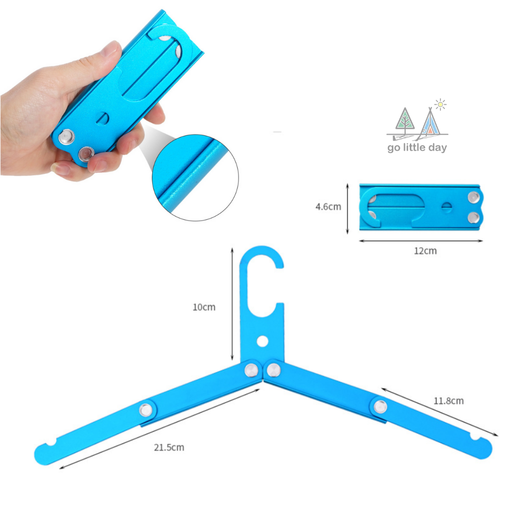 鋁合金摺疊輕便衣架 | 清潔衞生 | 戶外 | 露營 | Staycation | 辦公室門後| Office Petition (逢星期日截單後7-14個工作天發貨)
