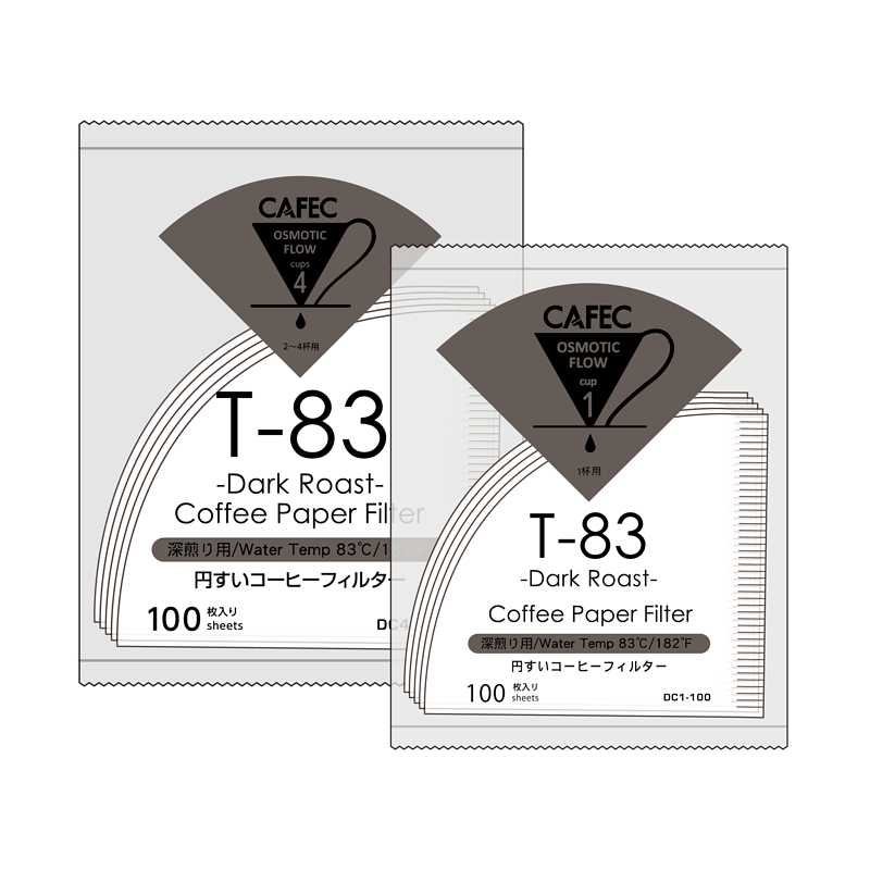 CAFEC 三洋深焙專用濾紙 1-2人份