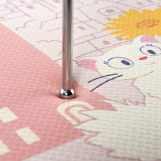 長腳踏墊 魔女宅急便 花城 粉紅色45x120cm