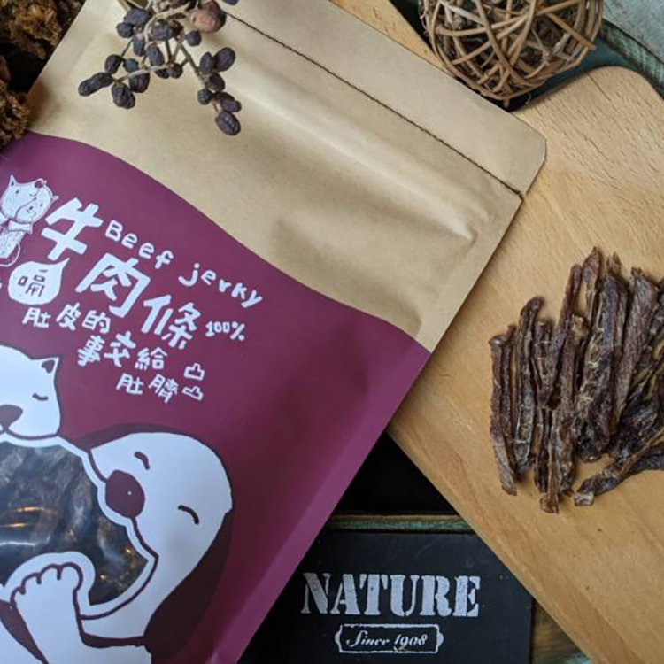 Tudogi 肚臍凸凸｜牛肉條 55g（犬用零食）