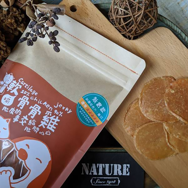 Tudogi 肚臍凸凸｜軟骨骨雞 80g（犬用零食）