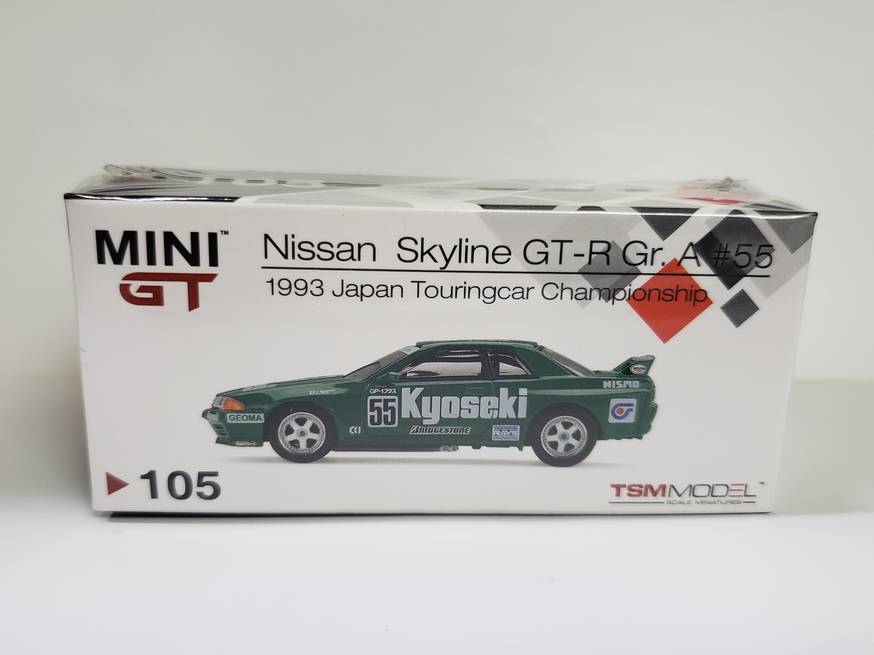 ミニカー MINI GT Nissan Skyline GT-R Gr.A #55 MINI GT 105 Nissan Skyline Gt-R R32 Gr. A #55 Kyoseki 1993