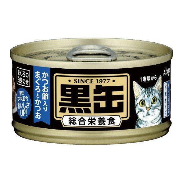 日本黑罐 吞拿魚 + 鰹魚 + 柴魚 *24罐*