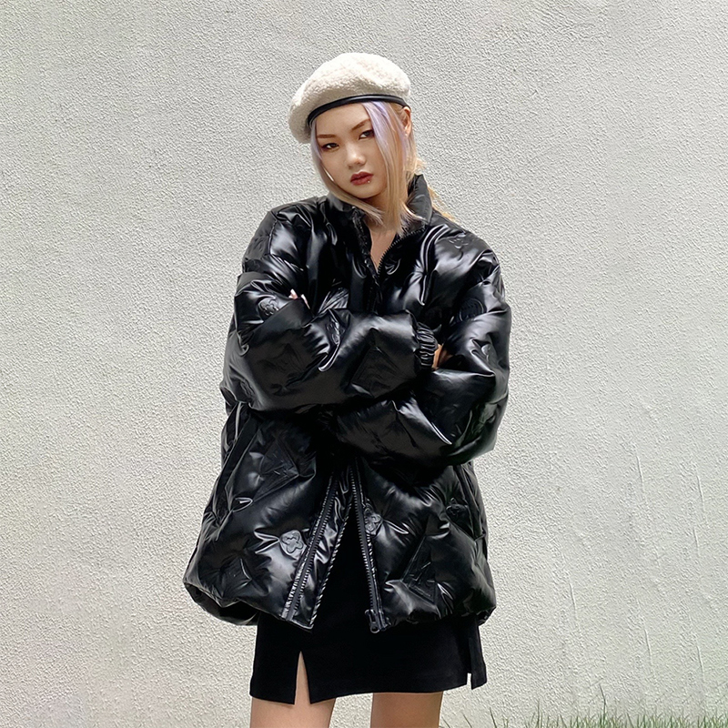 I DON‘T SMOKE 閃電 壓紋 圖像 羽絨外套 DONSMOKE Don’t Smoke