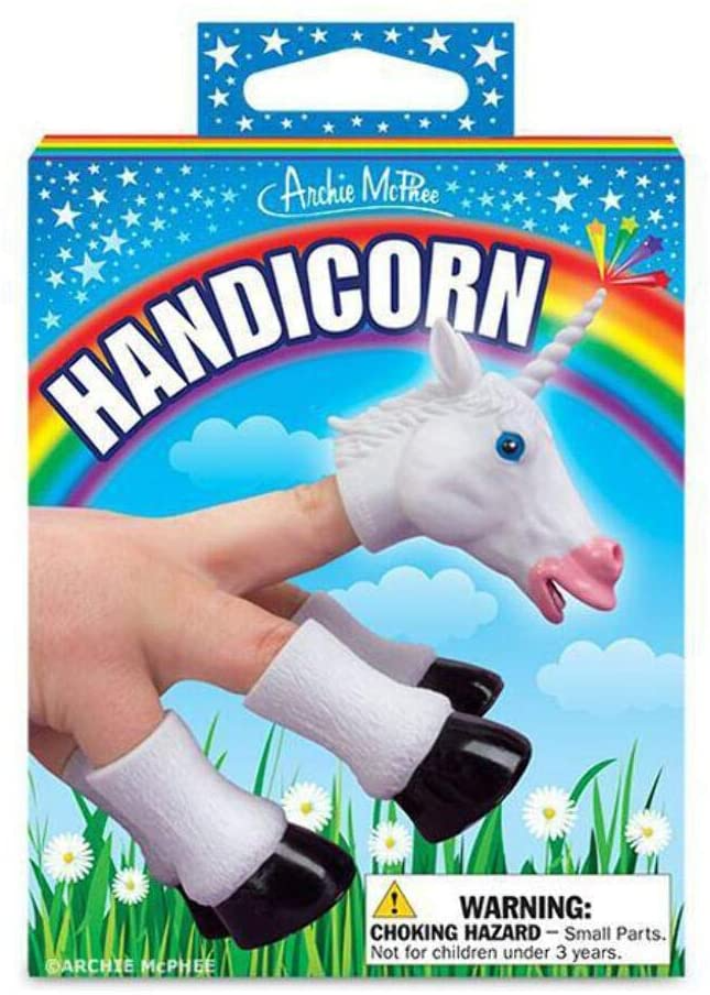 Archie McPhee 多款惡趣味手指玩具 獨角獸 / 貓 / 柯基犬 / 巴哥犬 / 尖叫雞