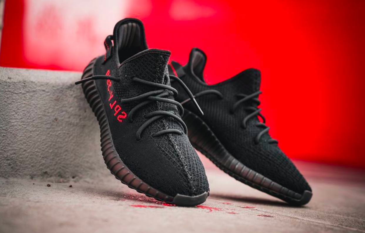 YEEZY BOOST 350 V2 Core Black/Red 27.5cm-