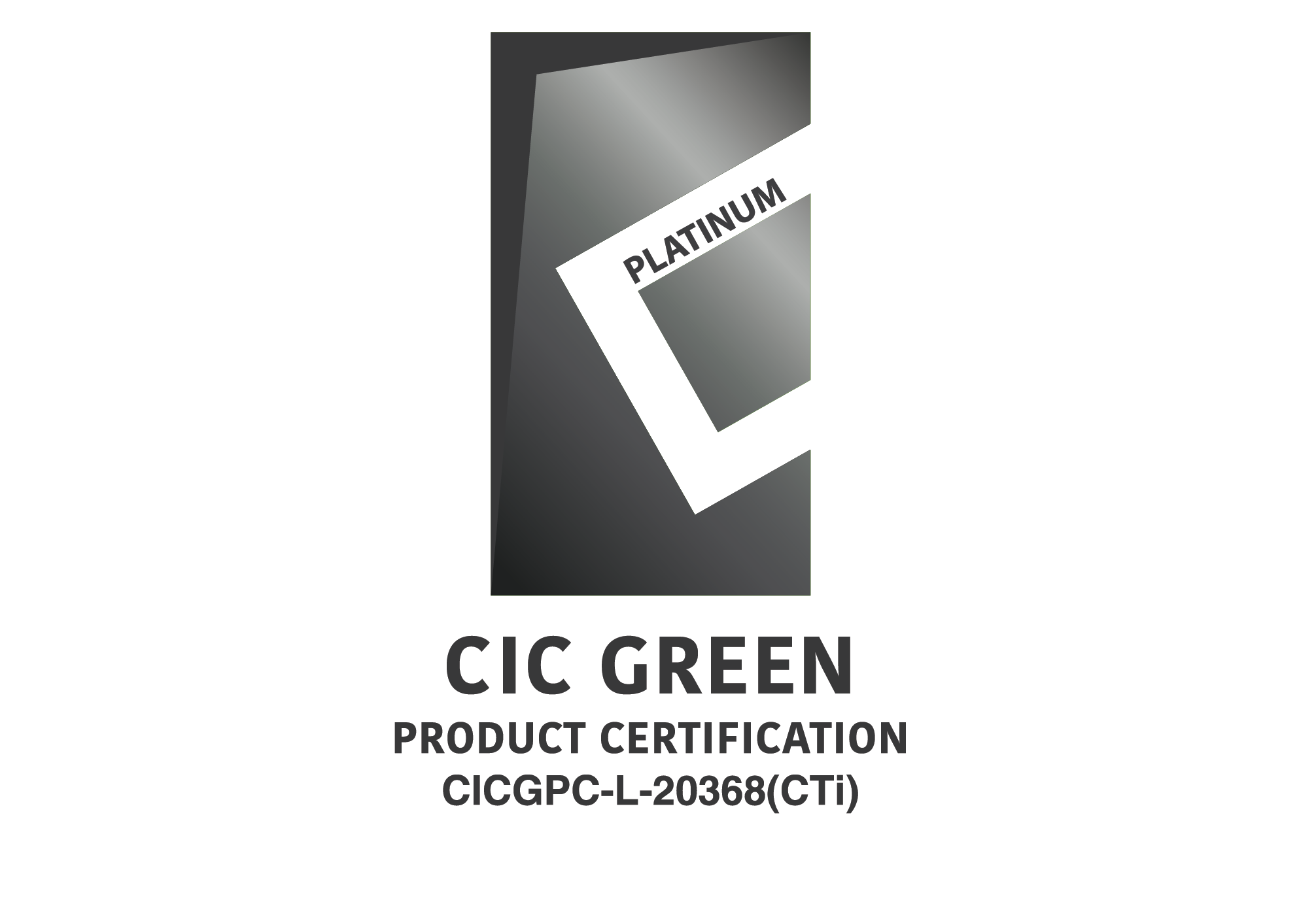 CIC Green Product Certification Platinum