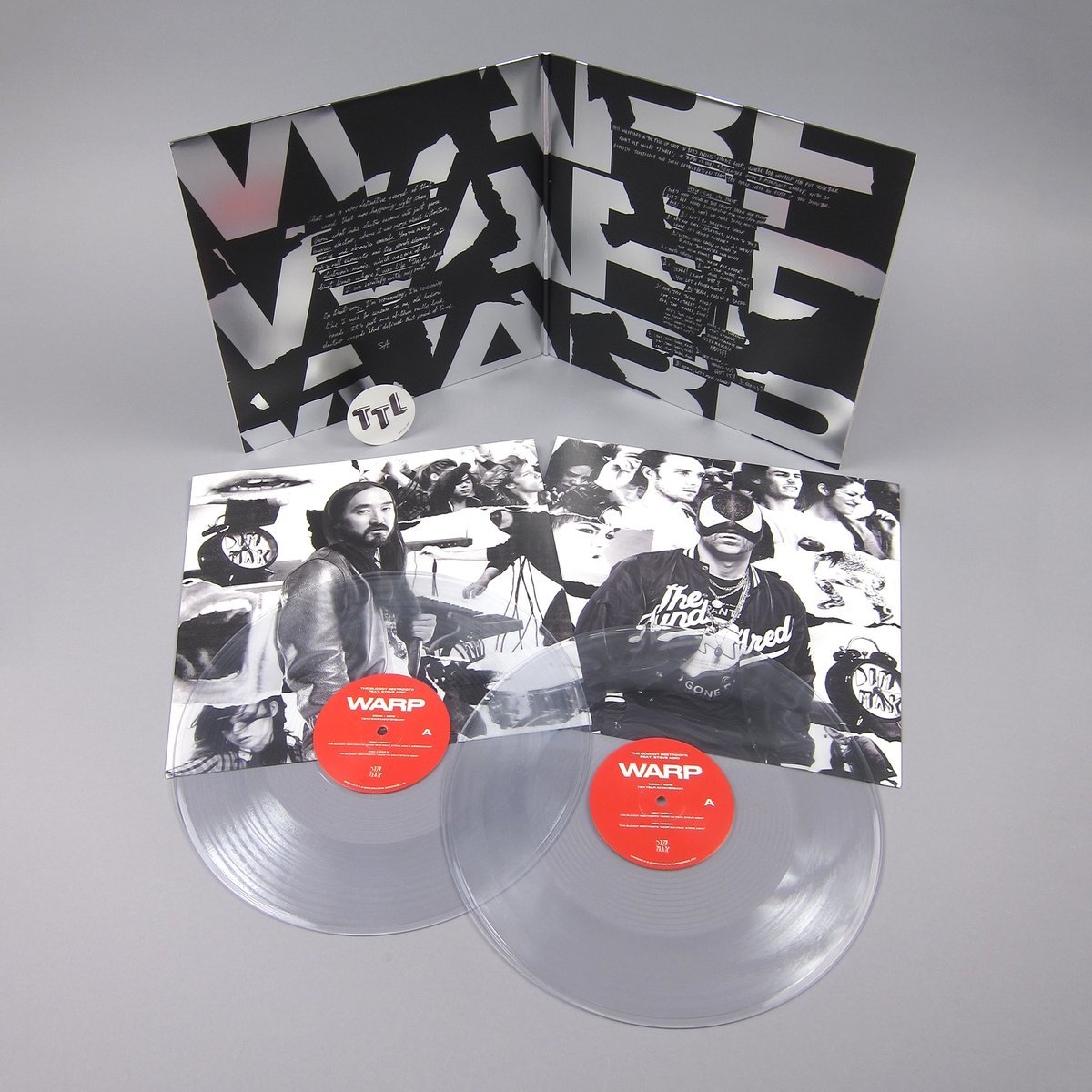 The Bloody Beetroots Feat. Steve Aoki《Warp (2009 - 2019: Ten Year Anniversary)》 （限量透明膠2LP）