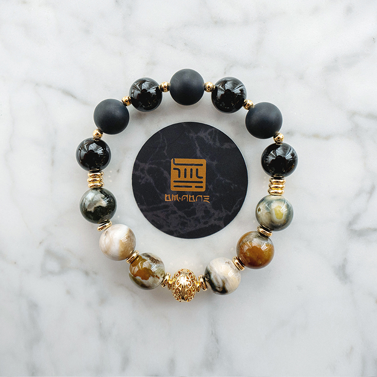 《無OMNONE 玉石手鍊》圓舞曲系列 - 海洋