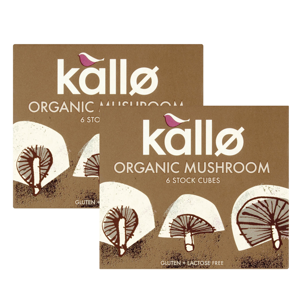 Kallo 有機蘑菇湯粒 x 2 盒 (6粒) (70406)