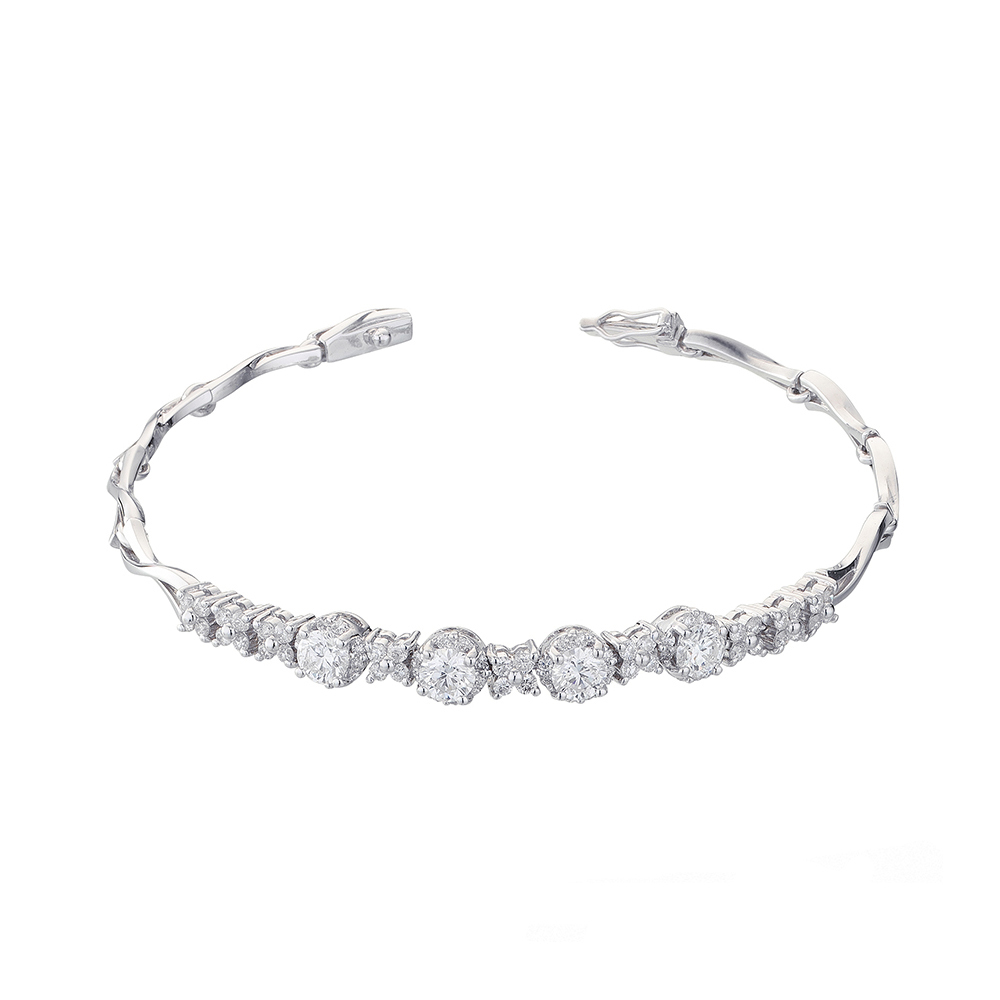 詮釋浪漫 — GIA30分鑽石手鍊