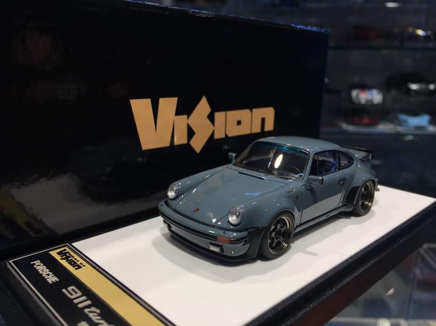 MakeUp VM115B5 Porsche 911 (930) Turbo 1988 Grey 1/43