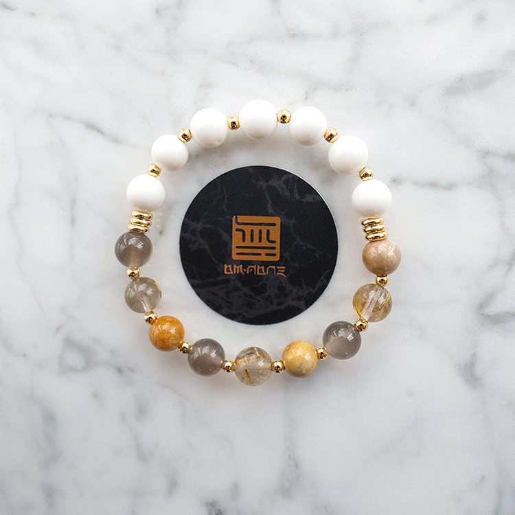 《無OMNONE 玉石手鍊》圓舞曲系列 - 招財