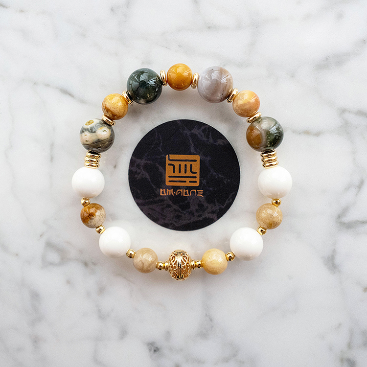 《無OMNONE 玉石手鍊》深海系列 - 力量