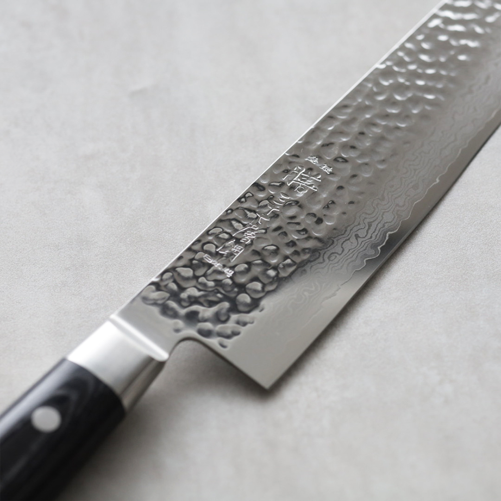 YAXELL 膳 牛刀  255mm VG10 槌目