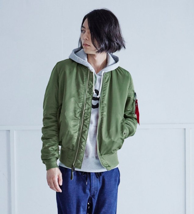 日版 ALPHA MA-1 TIGHT 短版 外套 夾克 修身版 20004-203