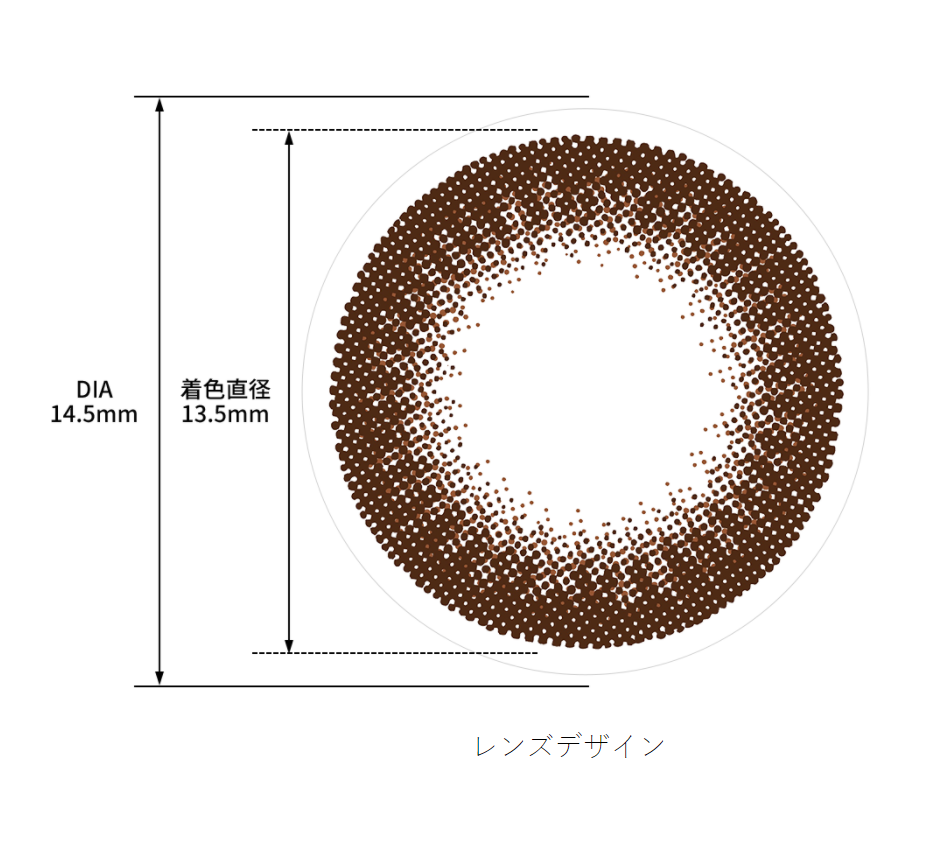 Feliamo Color Contact 1Day 日本Feliamo每日即棄有色隱形眼鏡 10片(Shiny Brown)