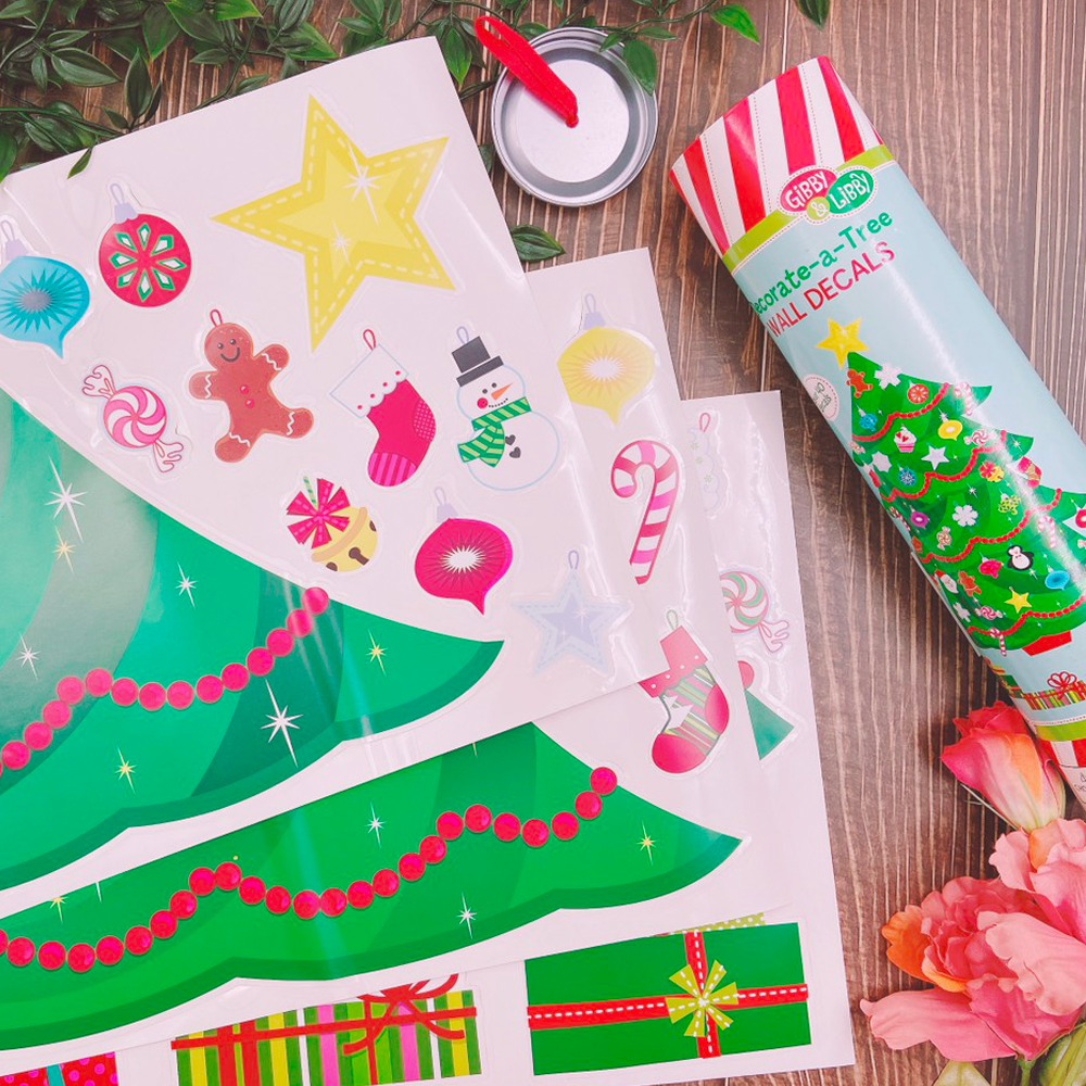 gibby libby 壁貼貼花-聖誕樹