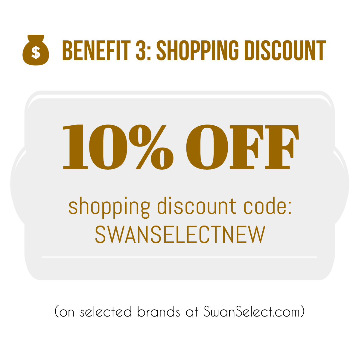 SwanSelect New Sign Up 10% coupon code