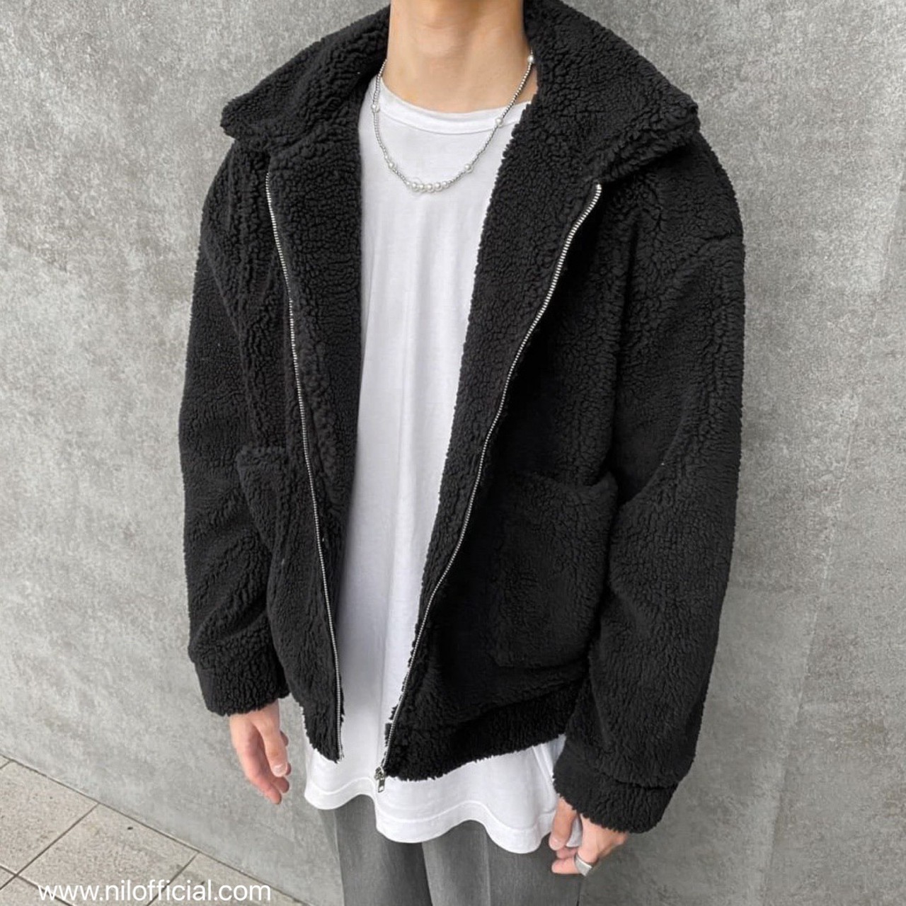 韓國爆款 羊羔毛外套 羊羔絨 黑 杏 男女 穿搭必備